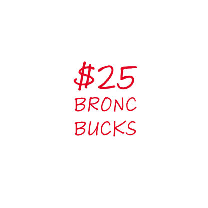 Picture of $25 BroncBucks