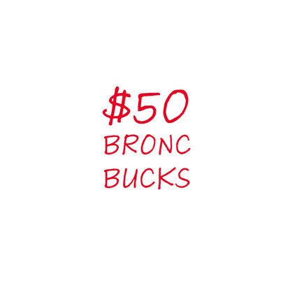 Picture of $50 BroncBucks