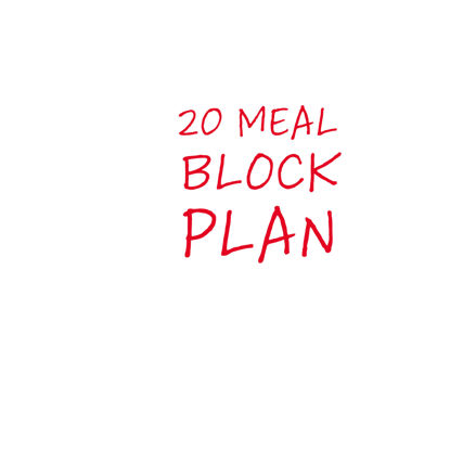 Picture of 20 Meal Block Plan